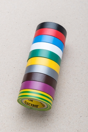 Lepící páska plastová sada 10 barev / Malý kutil – polytechnika pro předškolní děti